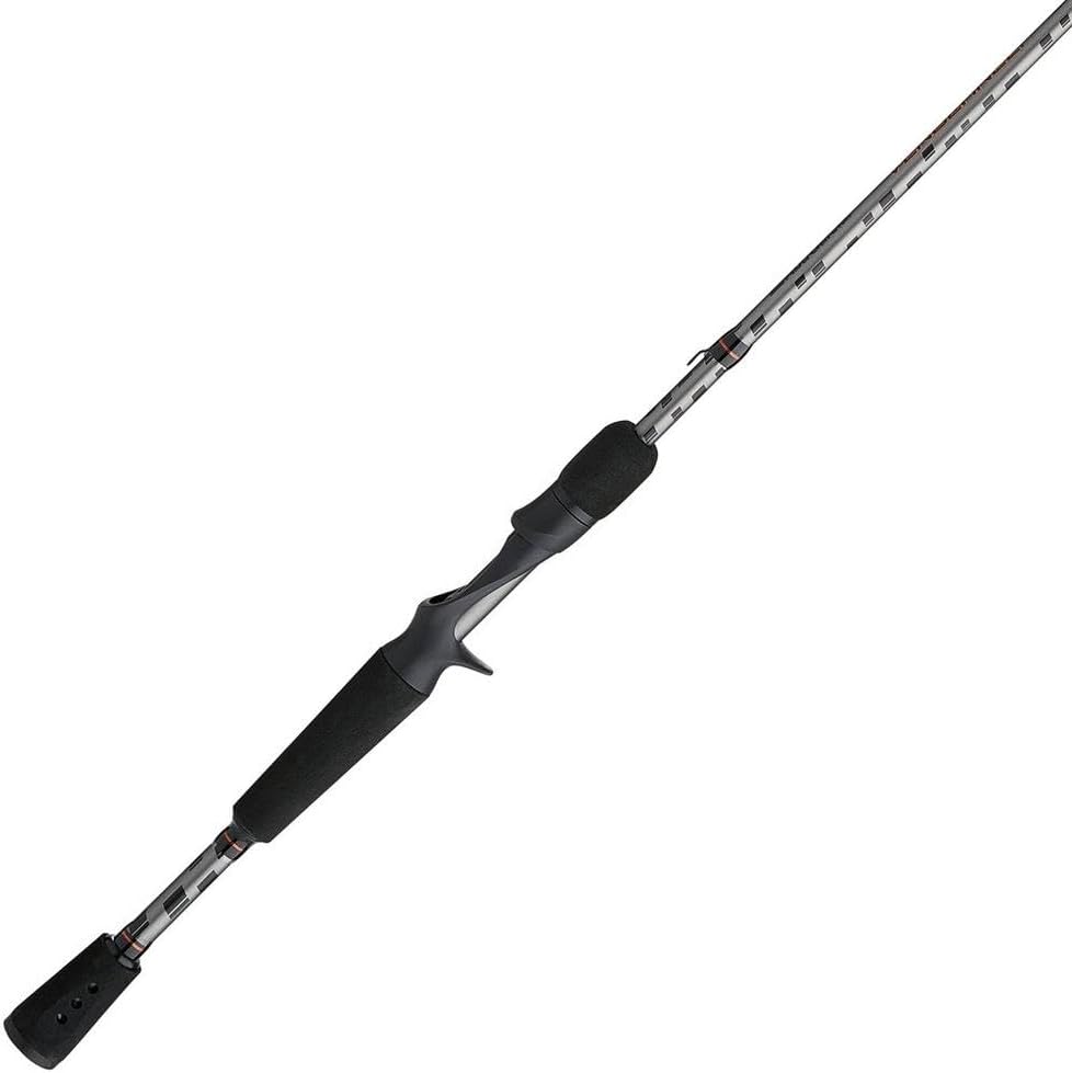 Casting Fishing Rod, 1-Piece Graphite Fishing Rod for Freshwater or Saltwater Fishing, Shock Absorbing Tip