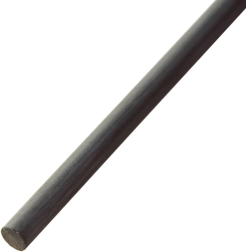 4pcs 50cm Solid Carbon Rod Tip Blank no Paint Rod Building Components Fishing Pole Repair DIY Accessories