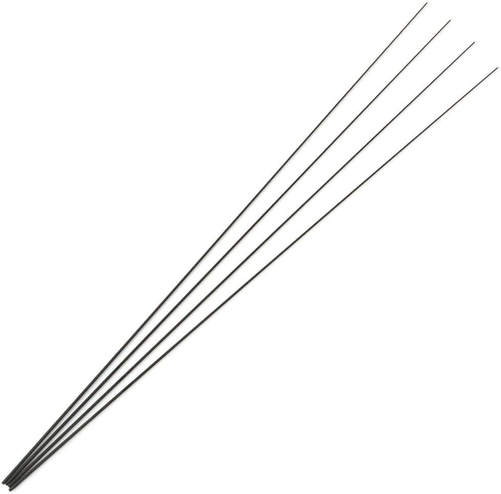 4pcs 50cm Solid Carbon Rod Tip Blank no Paint Rod Building Components Fishing Pole Repair DIY Accessories