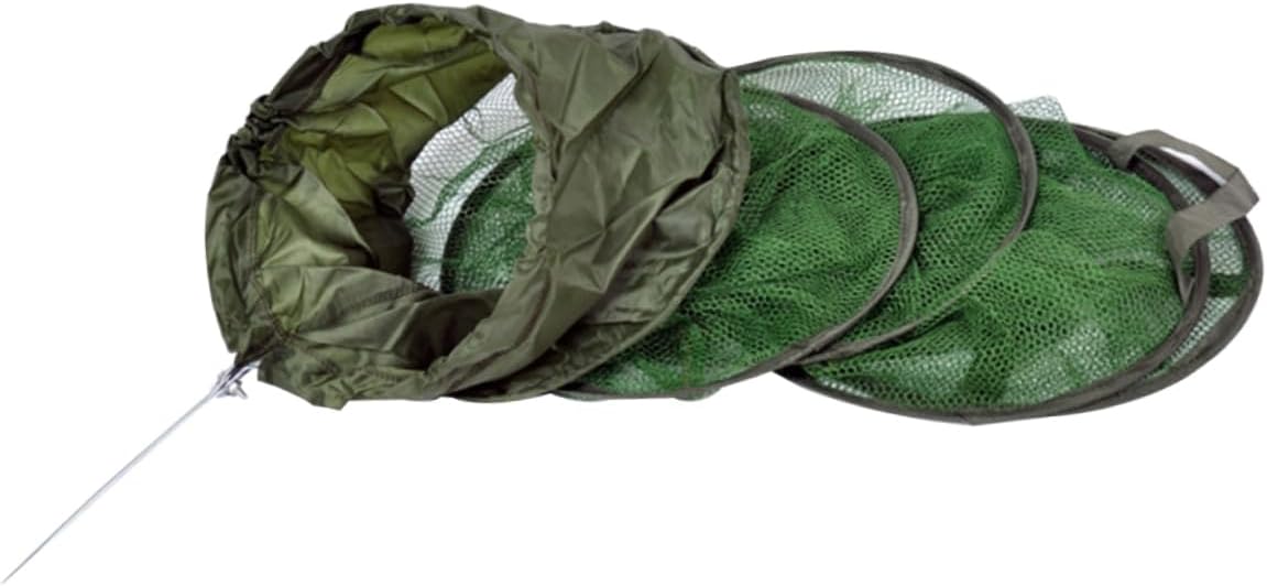 2pcs Cage Folding Lobster Net Pot Crawfish Net Wire Fish Basket Crawdad Collapsible Net Crawfish Shrimp Net Mesh Net Saltwater Lures Crabbing Equipment  Fishing Simple