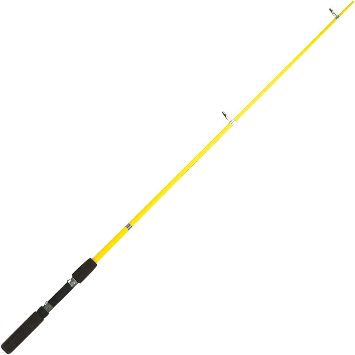Telescopic Spinning Rod, Yellow, 5-Feet 6-Inch