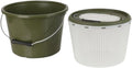 Outdoors Catch Live Bait  Bucket, Portable Fishing Storage Tool with Lid