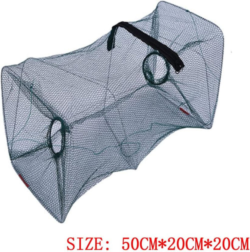 Bait Traps Fishing Nets, Foldable Casting Bait Traps Cage Baits Cast Mesh Trap for Fishes Shrimp  Crayfish Crab Fishing Supplies Tool