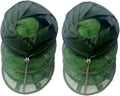 2pcs Foldable Fishing net Fish Protector Portable Fish Protection net Landing Bait net mesh net Foldable Fish net Crawfish Bait Fishing baits Folding net Fishnet Set Pearlescent