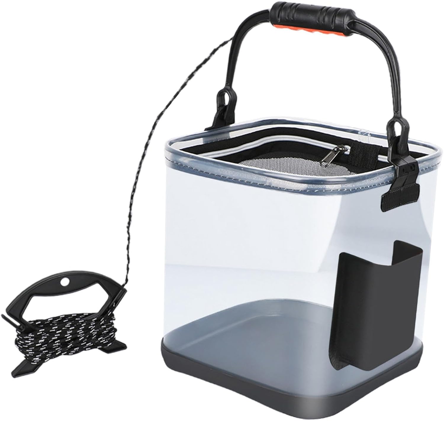 Fishing Bucket Collapsible Fishing Bucket with 5M Rope Lightweight Fish Bucket for Caught Fish Camping Storage Container for Fishing Outdoor