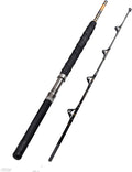1-Piece/2-Piece Saltwater Offshore Heavy Trolling Rod  Rod Conventional Boat Fishing Pole with Roller Guides