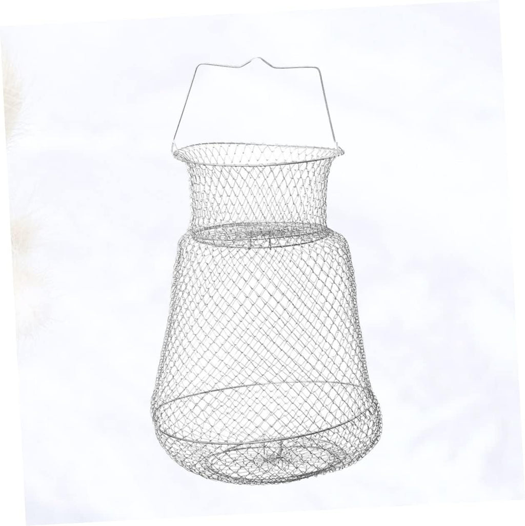 Foldable Fishing Net Fishing Tools & Nets: Cage, Cast, Bait & Vessel Air Fittings Outdoor Accessories Fishing Cage Fishing Baits Crab Fishing Gadgets Container Steel Wire