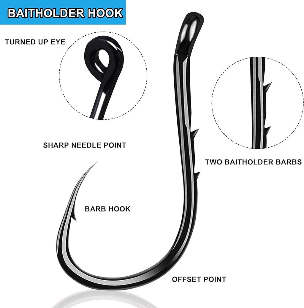 Fishing Bobbers Tackle Kit, 160pcs Basic Fishing Bobbers Hooks Assortment Included Octopus Circle Hooks, Baitholder Hooks, Bobbers, Sinker Weights, Terminal Tackle Box for Trout Catfish Panfish