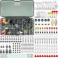 Widely Used Fishing Lures & Tackle Kit Worth Ever , Selected Fishing Kit for Starter Freshwater Saltwater, Economic/Giftable/Premium Fishing Gear Set Available, for Family