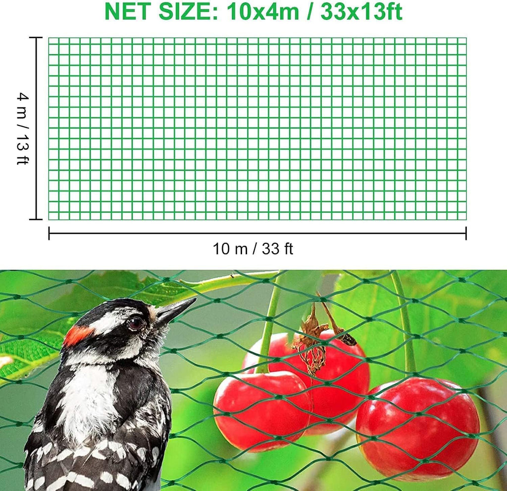 Nylon Anti Bird Protection Net,1 Garden Netting Green Anti Bird Protection Net Mesh,Garden Netting Anti Bird Protection Net,Green Anti Bird Net Protects Seedlings Net,Anti Bird Netting Garden Netting